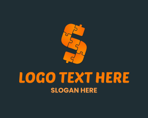 Jigsaw - Creative Puzzle Business Letter S logo design