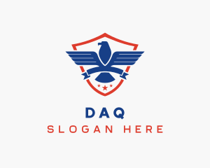 American Stars - Eagle Patriotic Bird logo design