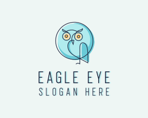 Owl Bird Aviary logo design