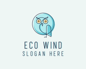 Owl Bird Aviary logo design