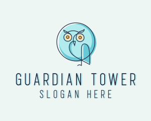 Owl Bird Aviary logo design