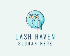 Owl Bird Aviary logo design