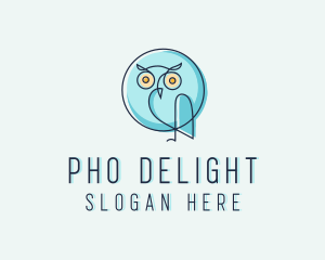 Owl Bird Aviary logo design