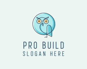 Owl Bird Aviary logo design