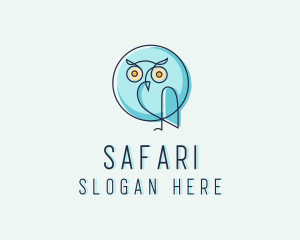 Owlet - Owl Bird Aviary logo design