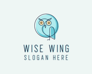 Owl Bird Aviary logo design