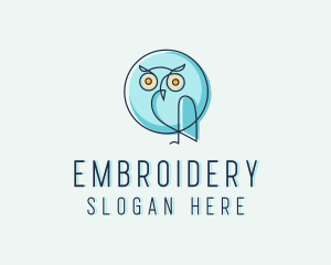 Owl Bird Aviary logo design