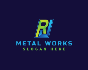 Metal - Metal Fabrication Industrial logo design