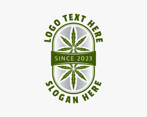 Weed Cannabis Leaf  Logo