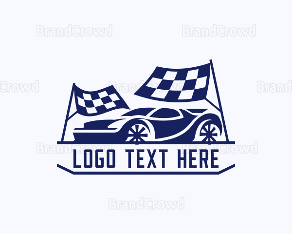 Racing Car Tournament Logo