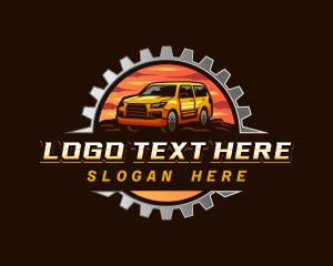 Garage - Gear SUV Automotive logo design