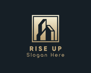 Luxury Hotel Real Estate logo design