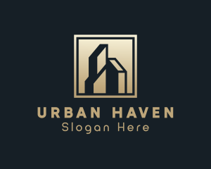 Luxury Hotel Real Estate logo design