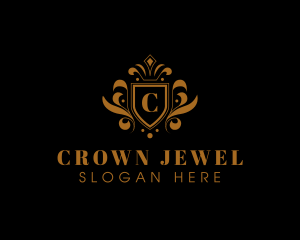 Royal Shield Crown Monarch   logo design
