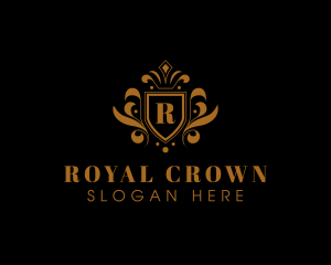 Royal Shield Crown Monarch   logo design