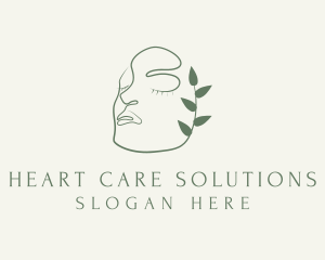 Natural Facial Skin Care logo design