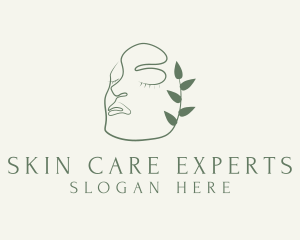 Natural Facial Skin Care logo design