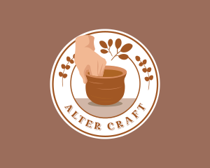 Handmade Clay Pottery logo design