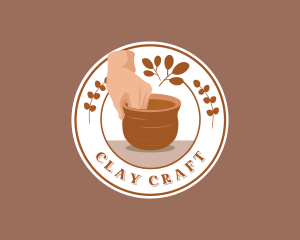 Handmade Clay Pottery logo design