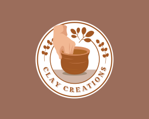 Pottery - Handmade Clay Pottery logo design