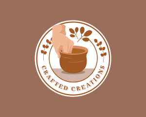 Handmade - Handmade Clay Pottery logo design