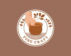 Handmade Clay Pottery logo design