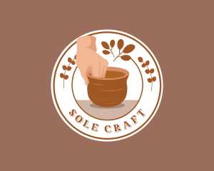 Handmade Clay Pottery logo design