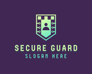 Cybersecurity - AI Cyber Shield logo design