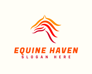 Fire Horse Equine logo design