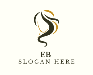 Elegant Fashion Hair Salon Logo