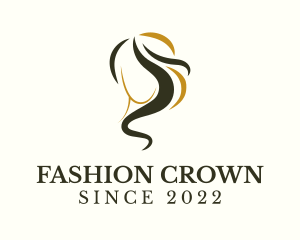 Elegant Fashion Hair Salon logo design