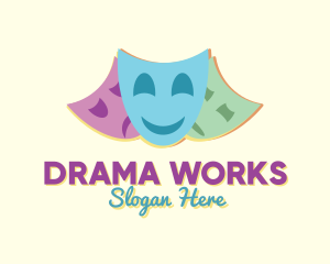 Drama - Drama Club Theater logo design