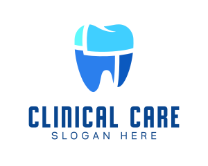 Blue Dentistry Clinic logo design