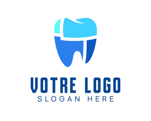 Oral Care - Blue Dentistry Clinic logo design
