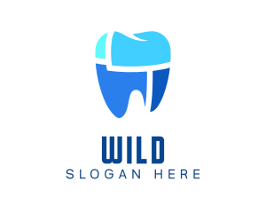Dentist - Blue Dentistry Clinic logo design
