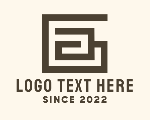 Maze - Letter G Maze logo design