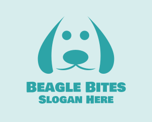 Beagle - Cute Dog Veterinary logo design