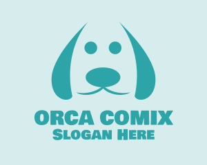 Pet Shop - Cute Dog Veterinary logo design