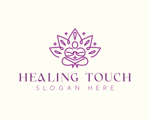 Yoga Meditation Spa logo design