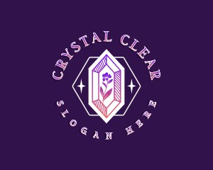 Crystal - Crystal Flower Boutique logo design
