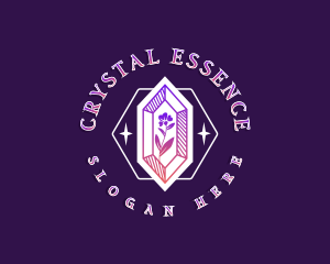 Crystal Flower Boutique logo design