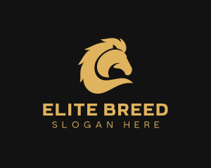 Equestrian Stable Horse logo design