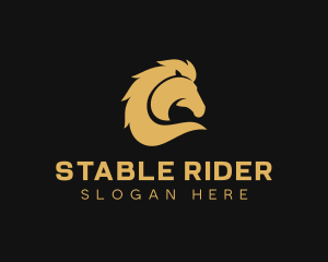 Equestrian Stable Horse logo design