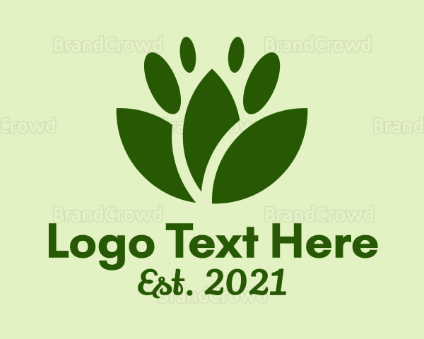 Botanical Leaf Plant Logo