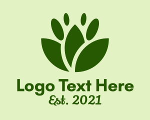 Organic Products - Botanical Leaf Plant logo design