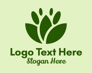 Botanical Leaf Plant  Logo