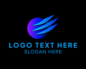 Logistics - Orb Swoosh Business logo design