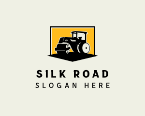 Construction Road Roller logo design