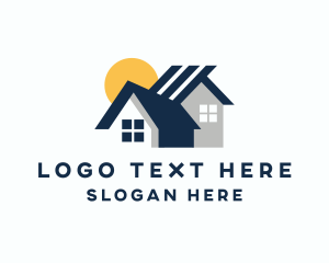 Building - House Building Roof logo design