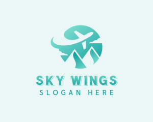 Airplane Travel Airline logo design